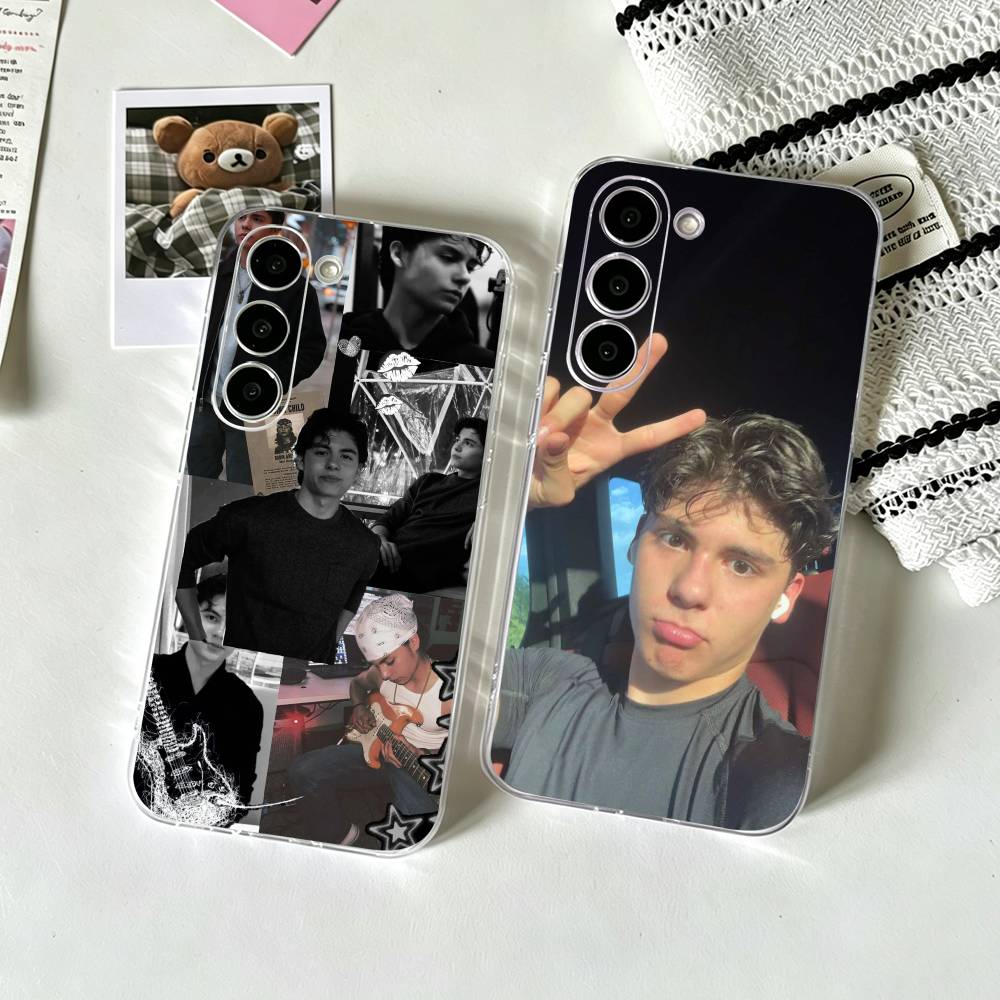 Street Fashion Store - เคสโทรศัพท์ M-Miguel M-Mora สุดเท่สำหรับ SamsungA10,12,20,21S,30,31,40,50,51,52,70,71 ฝาครอบโปร่งใส
