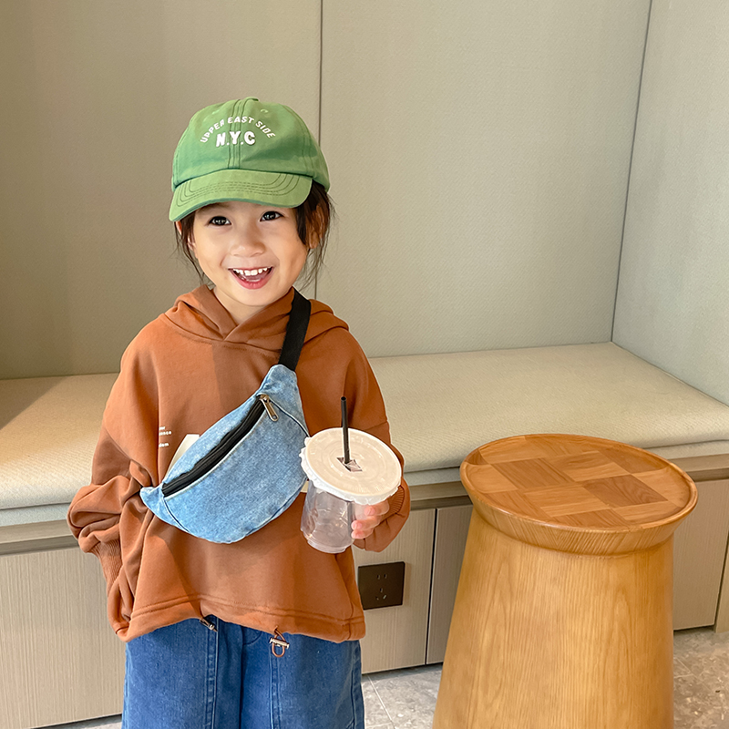 Street Fashion For Boy - กระเป๋าคาดเอวเด็ก แฟชั่นยีนส์ กระเป๋าคาดอกเด็กชายและเด็กหญิง กระเป๋าคาดเอวเทรนด์สตรีท กระเป๋าคาดเอวเด็ก ของขวัญวันเกิดเด็ก