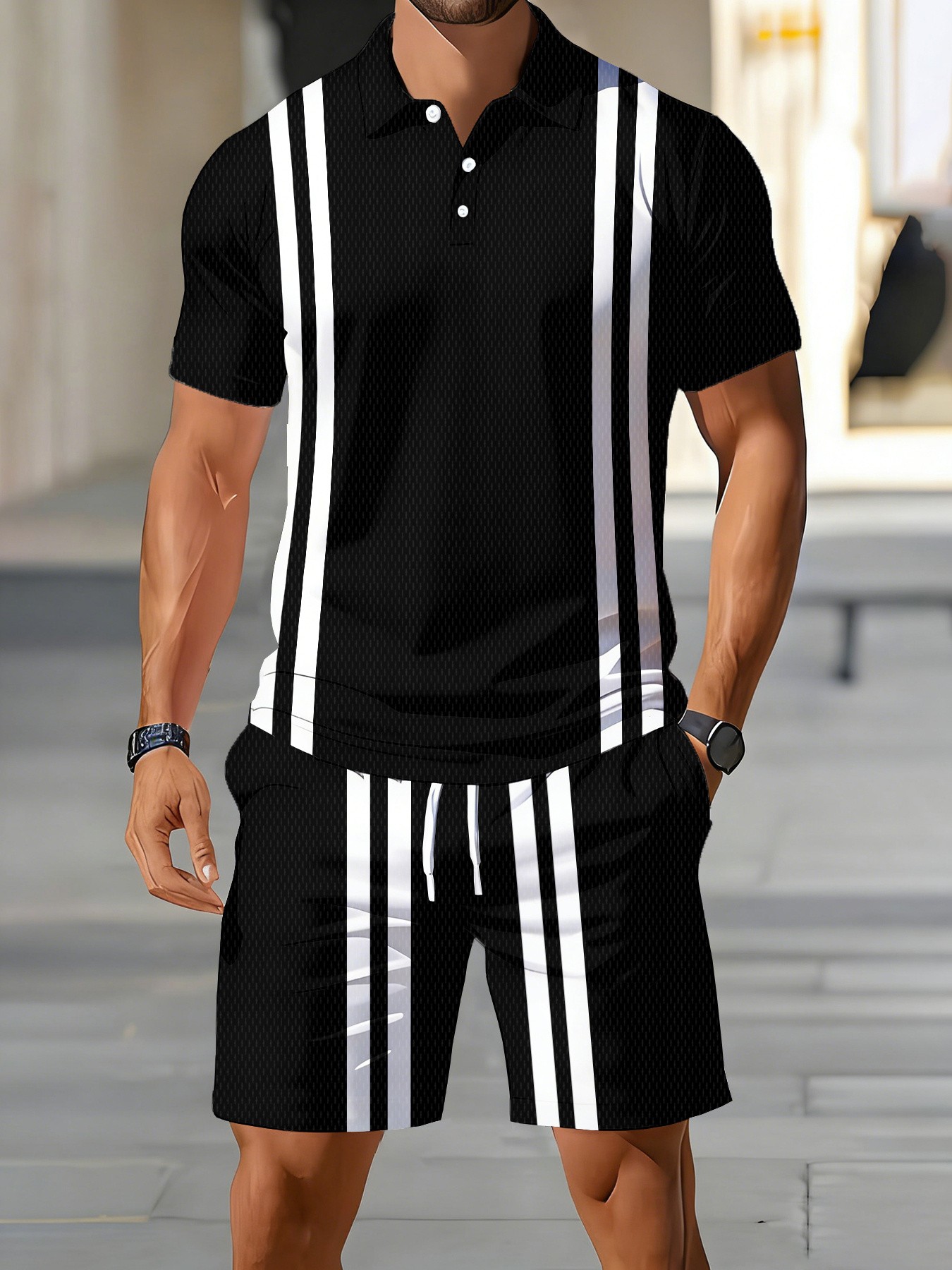 Street Fashion Designers - เสื้อโปโลแขนสั้นผู้ชายดีไซน์ใหม่ฤดูร้อนปี 2026 สไตล์อเมริกัน - แฟชั่นสตรีท นุ่มสบาย