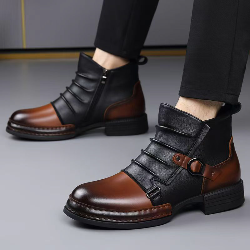 รองเท้าบูทข้อสั้นสไตล์เรโทรสำห - Street Fashion Designers บทวิจารณ์และราคา