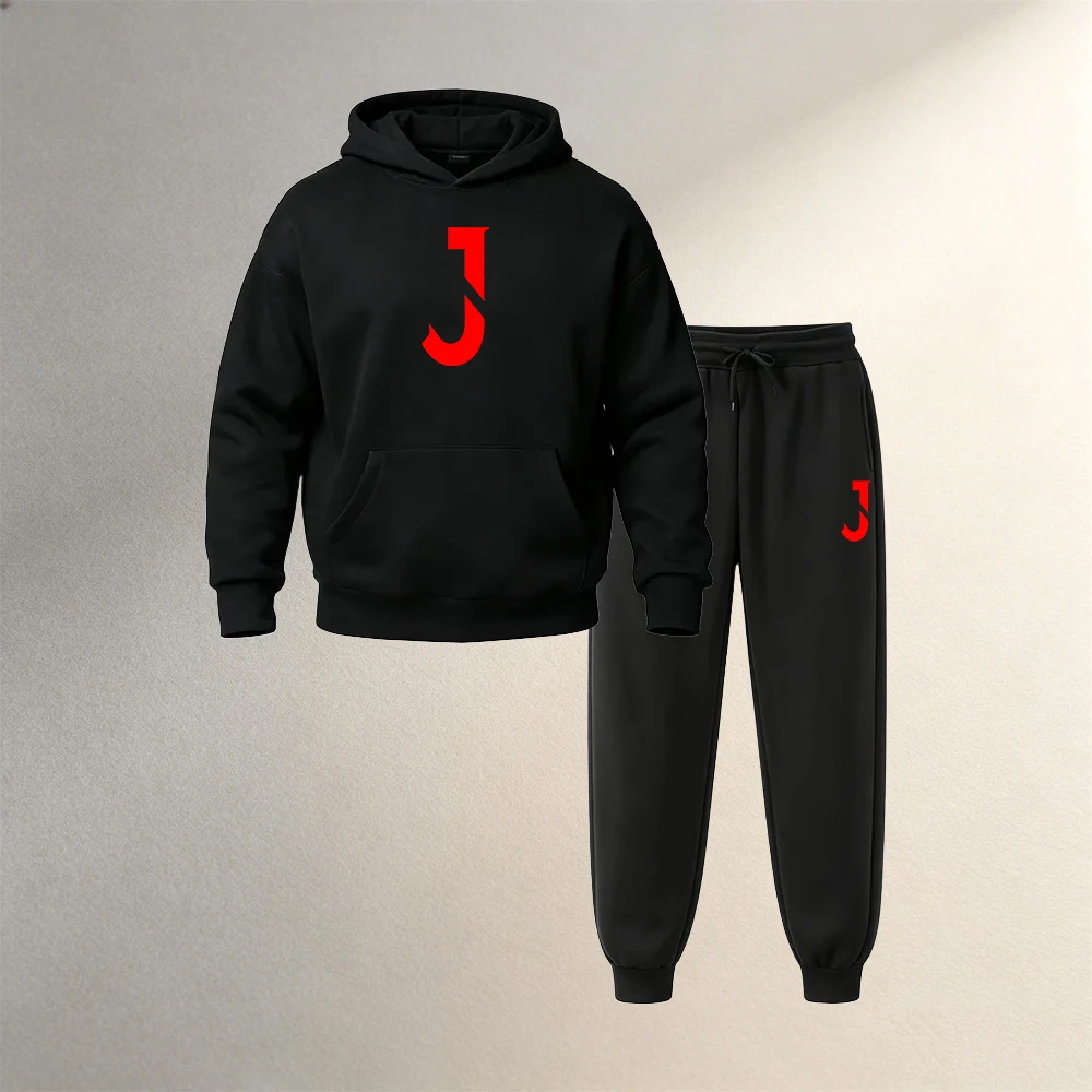 ชุดผู้ชาย 2 ชิ้น เสื้อฮู้ดดี้แ - Street Fashion Winter บทวิจารณ์และราคา