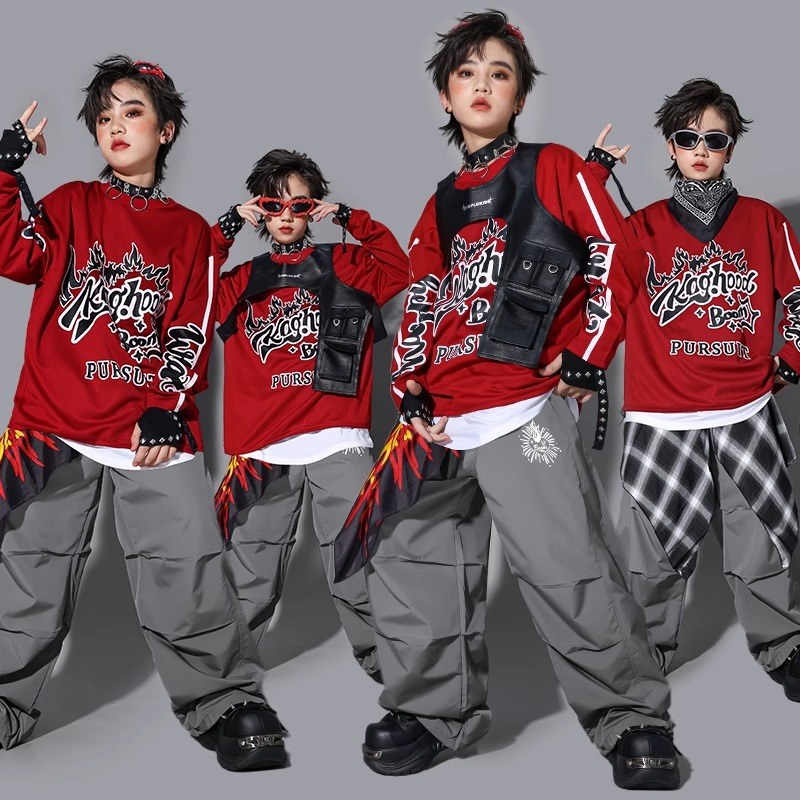 เสื้อสเวตเชิ้ต K-pop สำหรับเด็ - Street Fashion For Boy บทวิจารณ์และราคา
