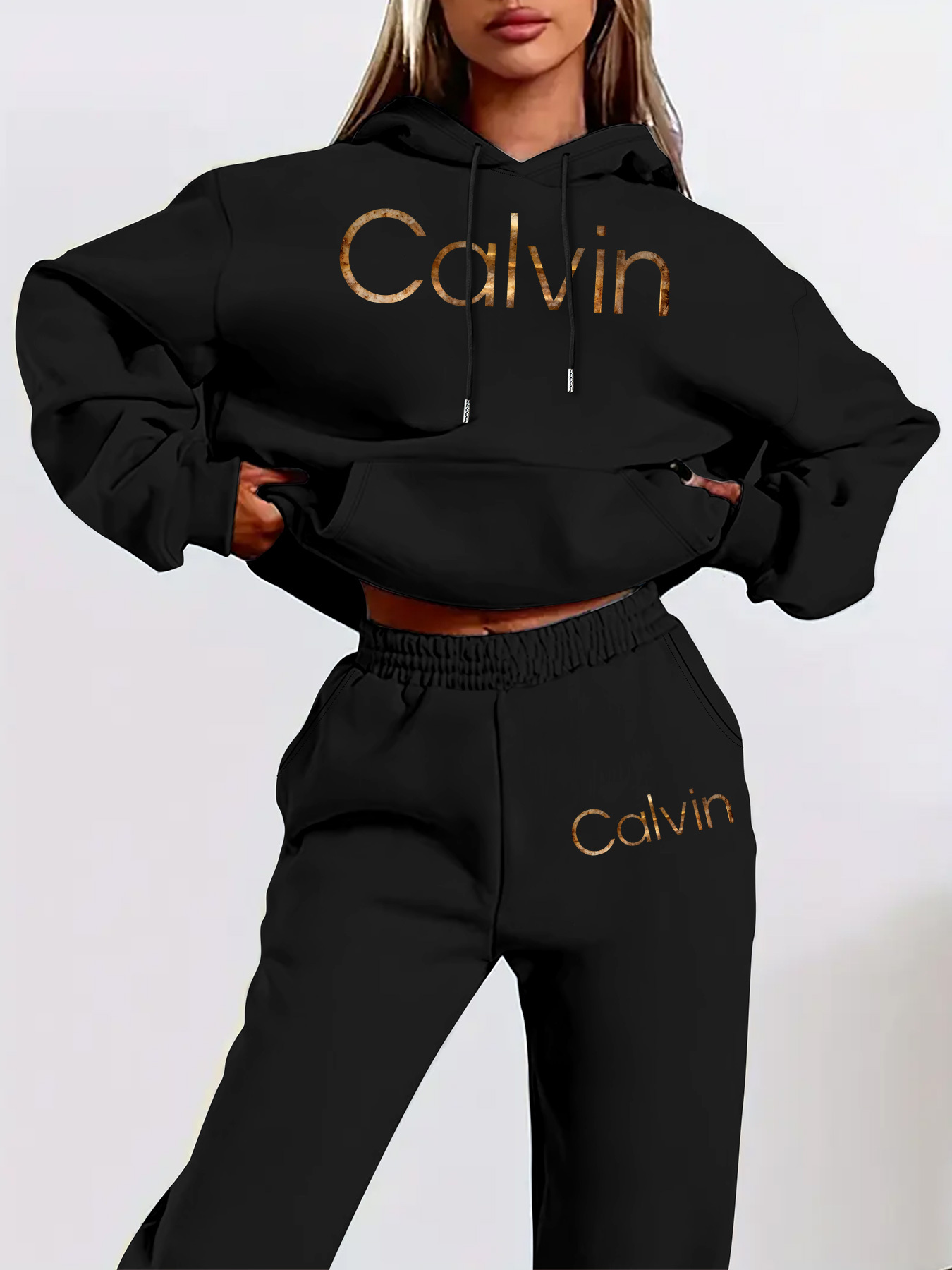 ชุดเสื้อสเวตเตอร์และกางเกงสำหร - Street Fashion Winter บทวิจารณ์และราคา
