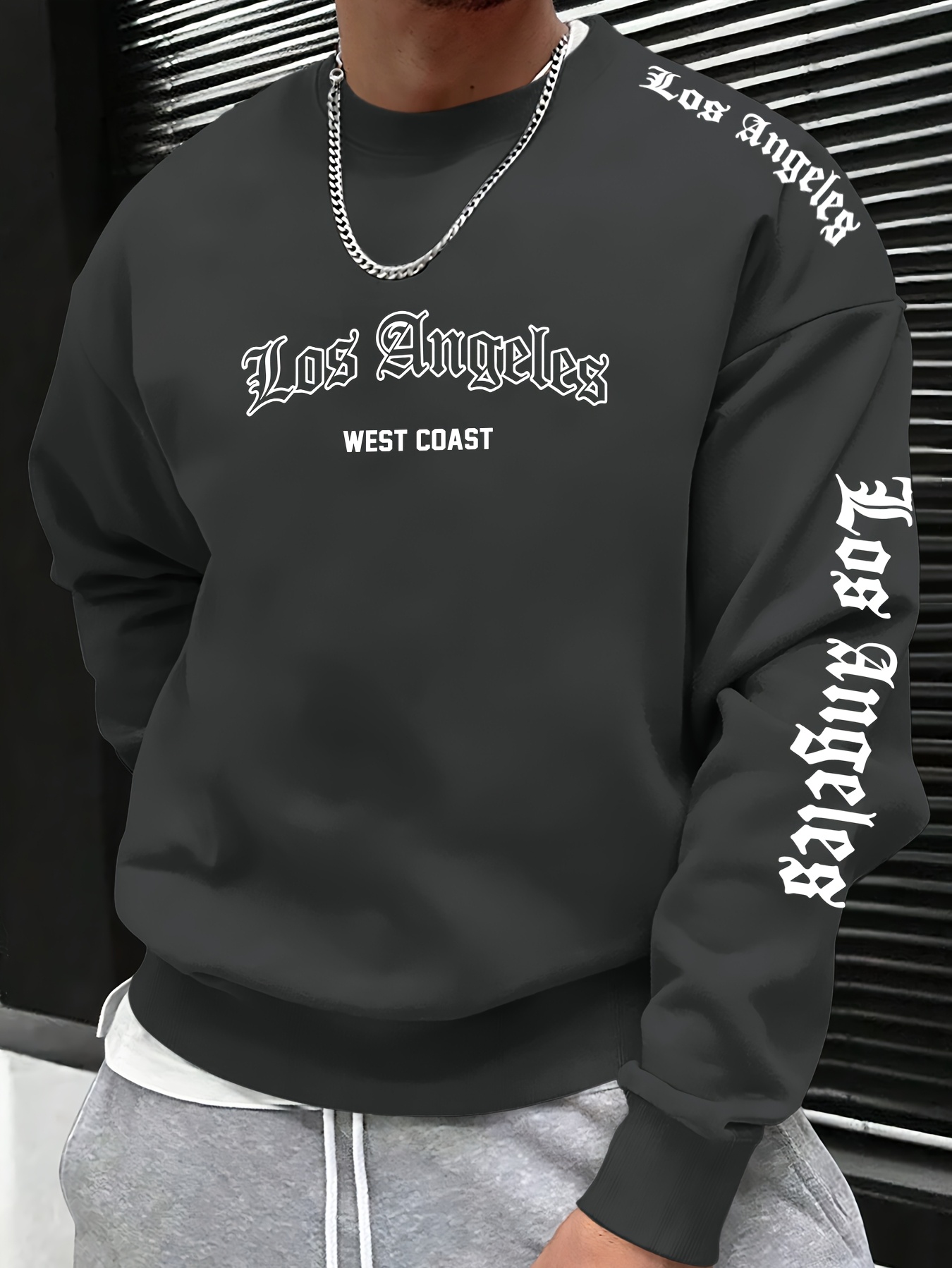 เสื้อสเวตเตอร์คอกลมพิมพ์ลายตัว - Street Fashion Winter บทวิจารณ์และราคา