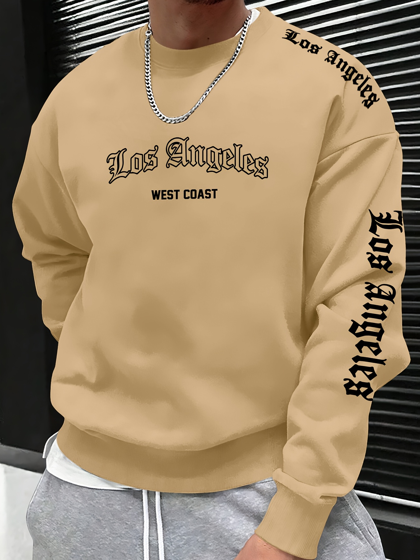 เสื้อสเวตเตอร์คอกลมพิมพ์ลายตัว - Street Fashion Winter บทวิจารณ์และราคา