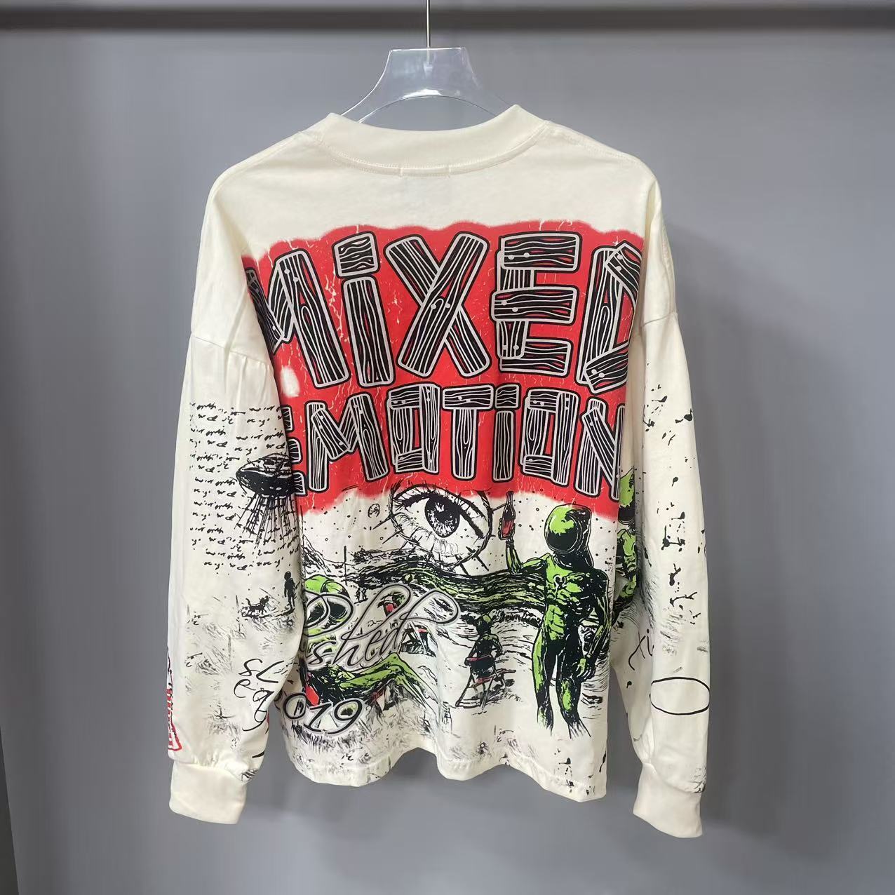 เสื้อยืดแขนยาวดีไซน์เนอร์คุณภา - Street Fashion Designers บทวิจารณ์และราคา