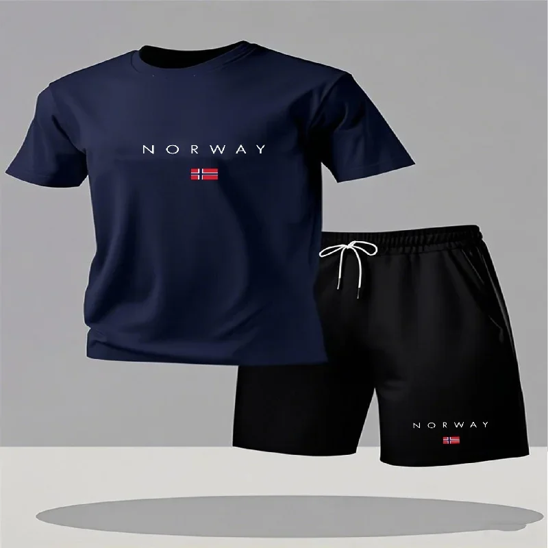 ชุดเซ็ตเสื้อยืดแขนสั้นกางเกงขา - Street Fashion Summer 2026 บทวิจารณ์และราคา