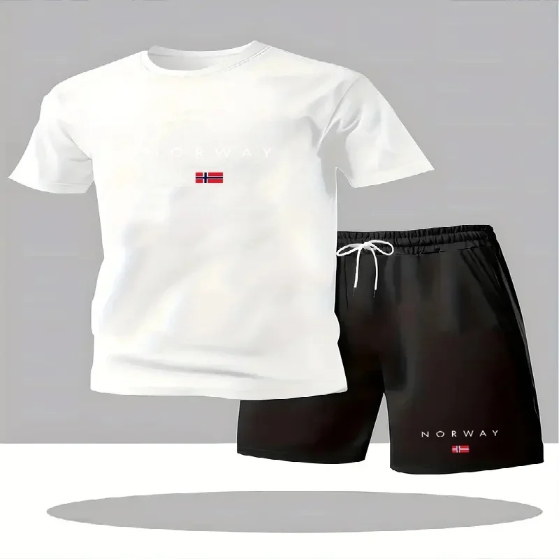 ชุดเซ็ตเสื้อยืดแขนสั้นกางเกงขา - Street Fashion Summer 2026 บทวิจารณ์และราคา