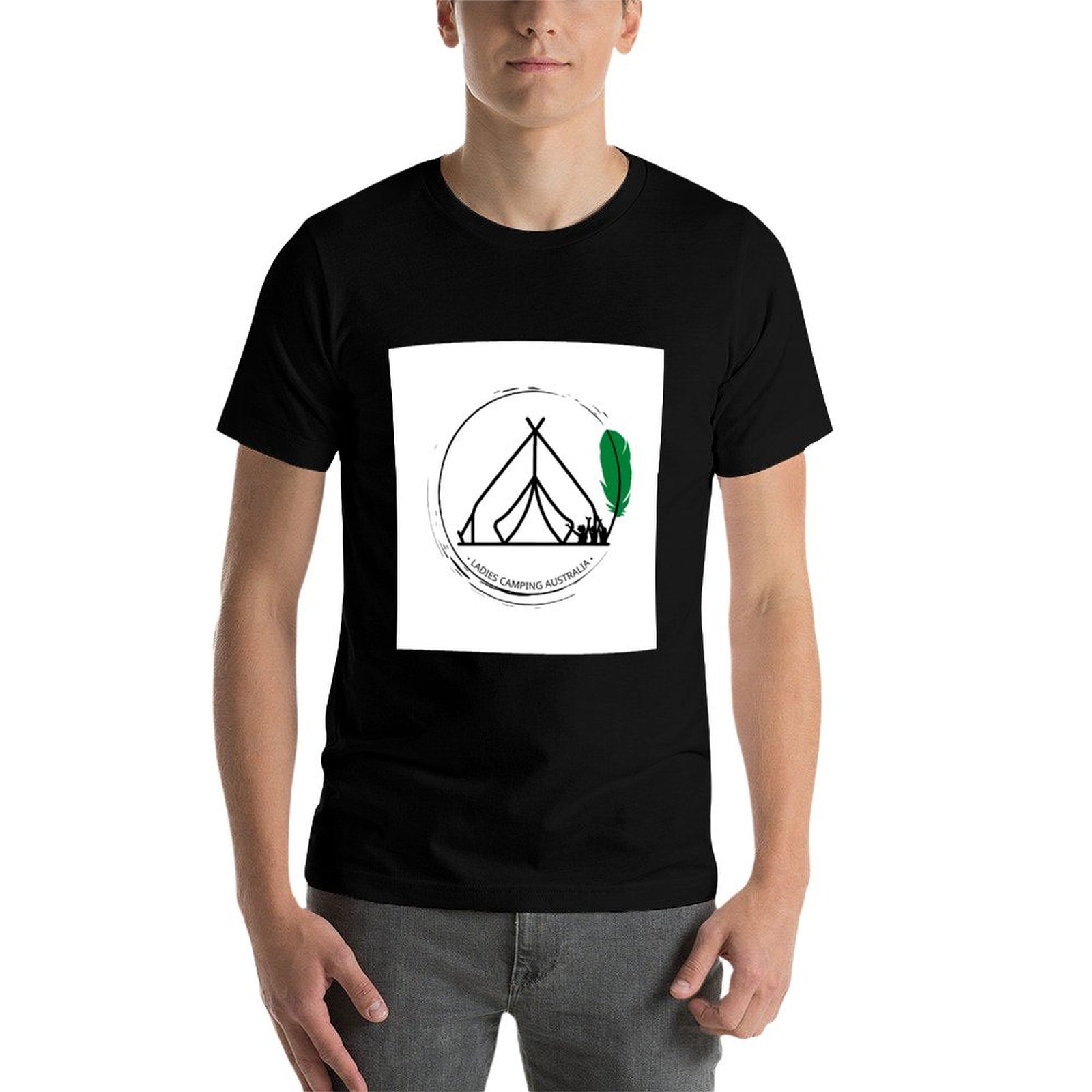 เสื้อยืด Vic text Design ลายผู - Street Fashion Australia บทวิจารณ์และราคา