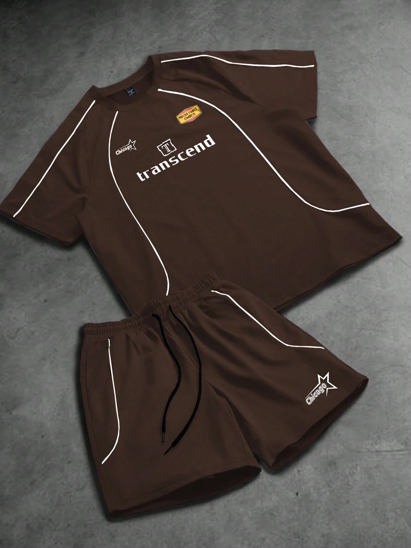 ชุดเซ็ตเสื้อยืดแขนสั้นและกางเก - Street Fashion Summer 2026 บทวิจารณ์และราคา
