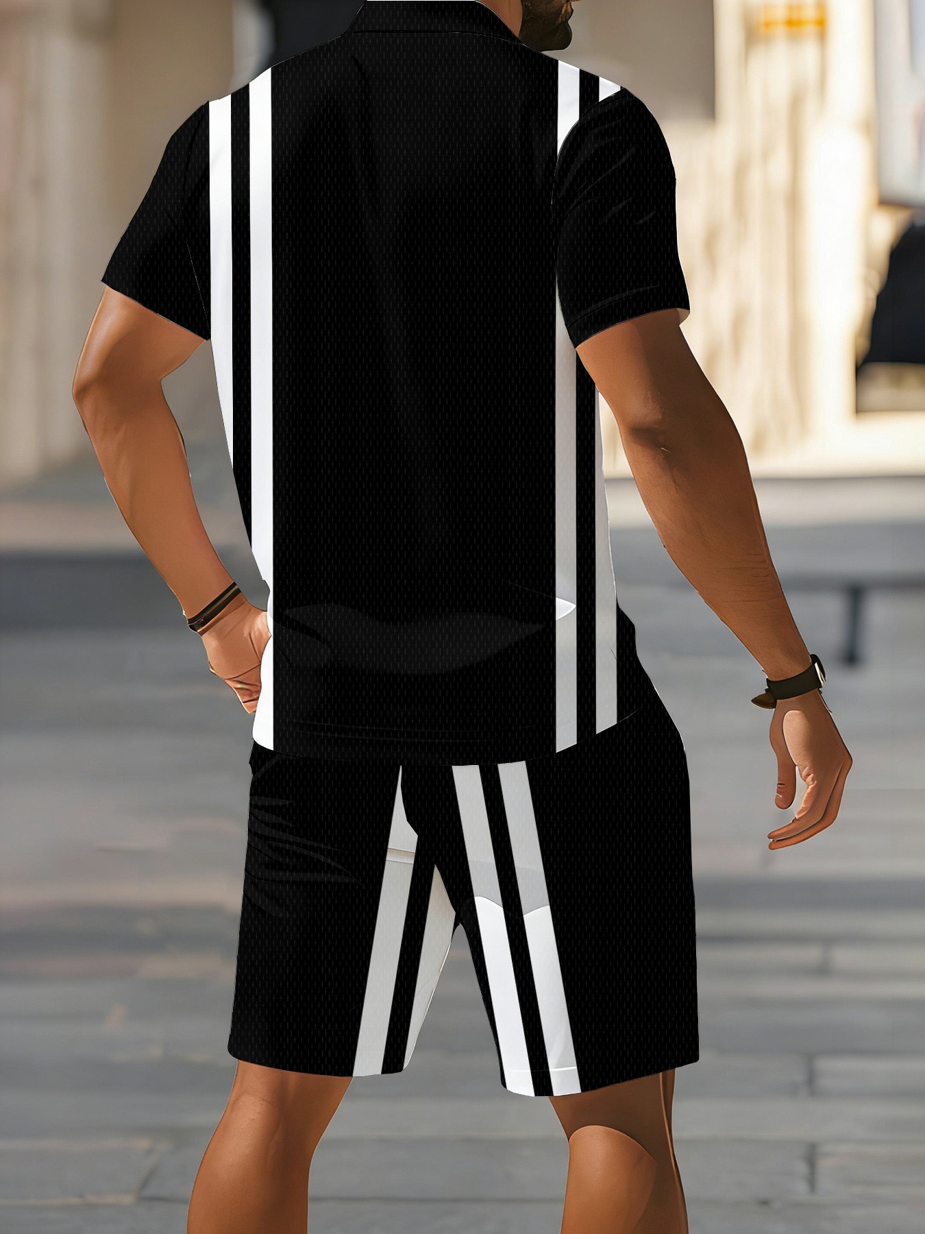 เสื้อโปโลแขนสั้นผู้ชายดีไซน์ให - Street Fashion Designers บทวิจารณ์และราคา