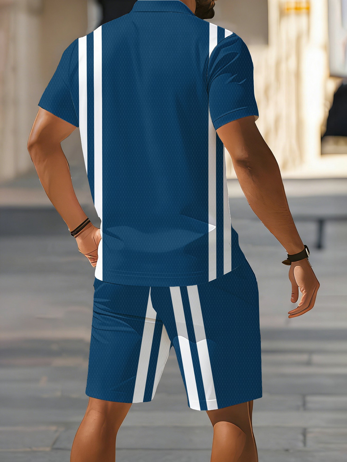 เสื้อโปโลแขนสั้นผู้ชายดีไซน์ให - Street Fashion Designers บทวิจารณ์และราคา